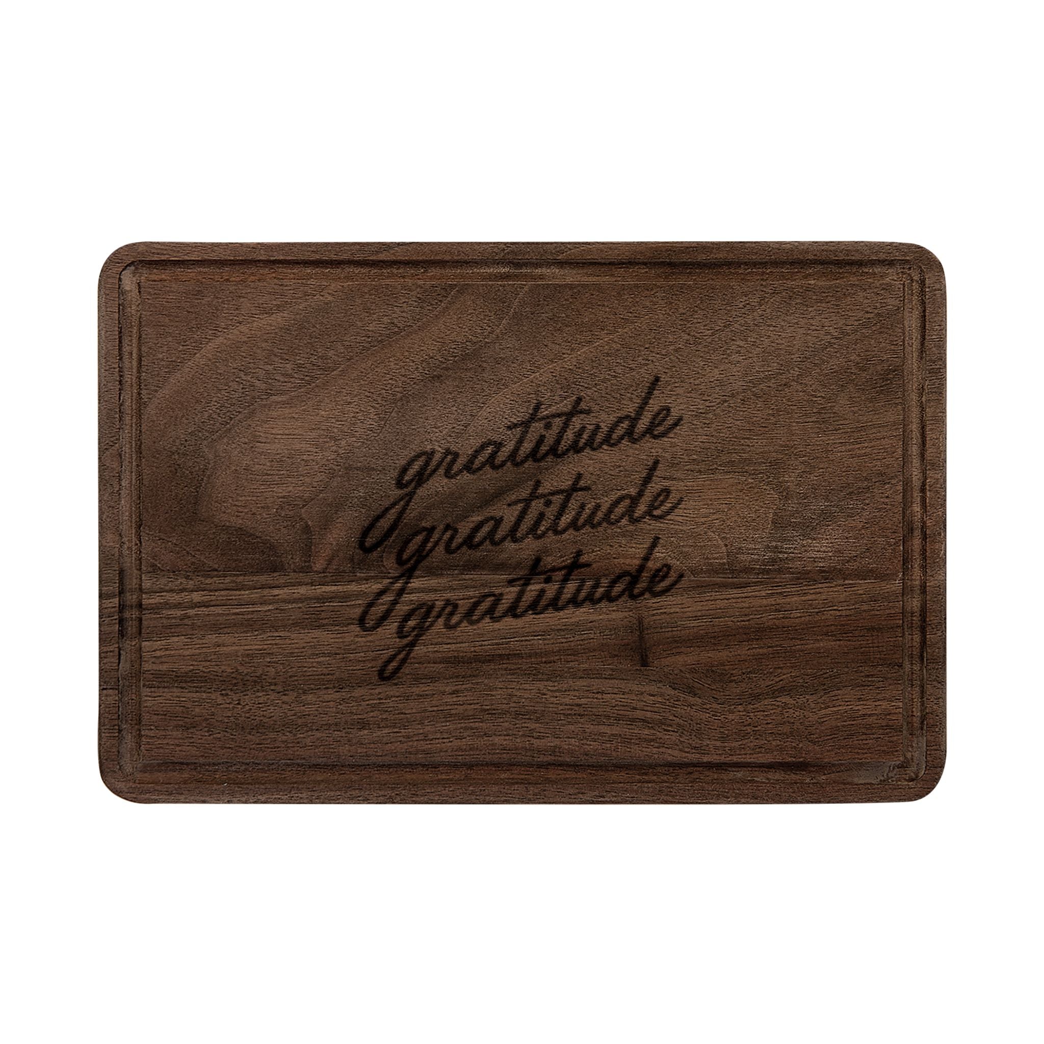 Gratitude Wooden Cutting Board