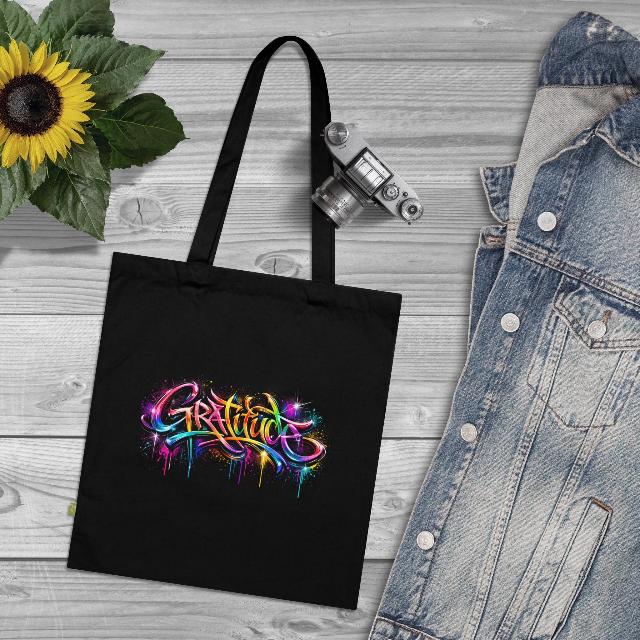 Gratitude Organic Cotton Tote Bag