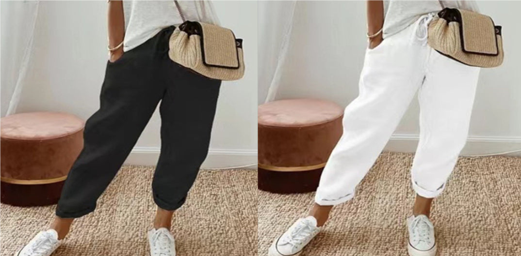 Women’s Cotton Linen Casual Pants
