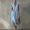 Effortless Linen Shirt Dress