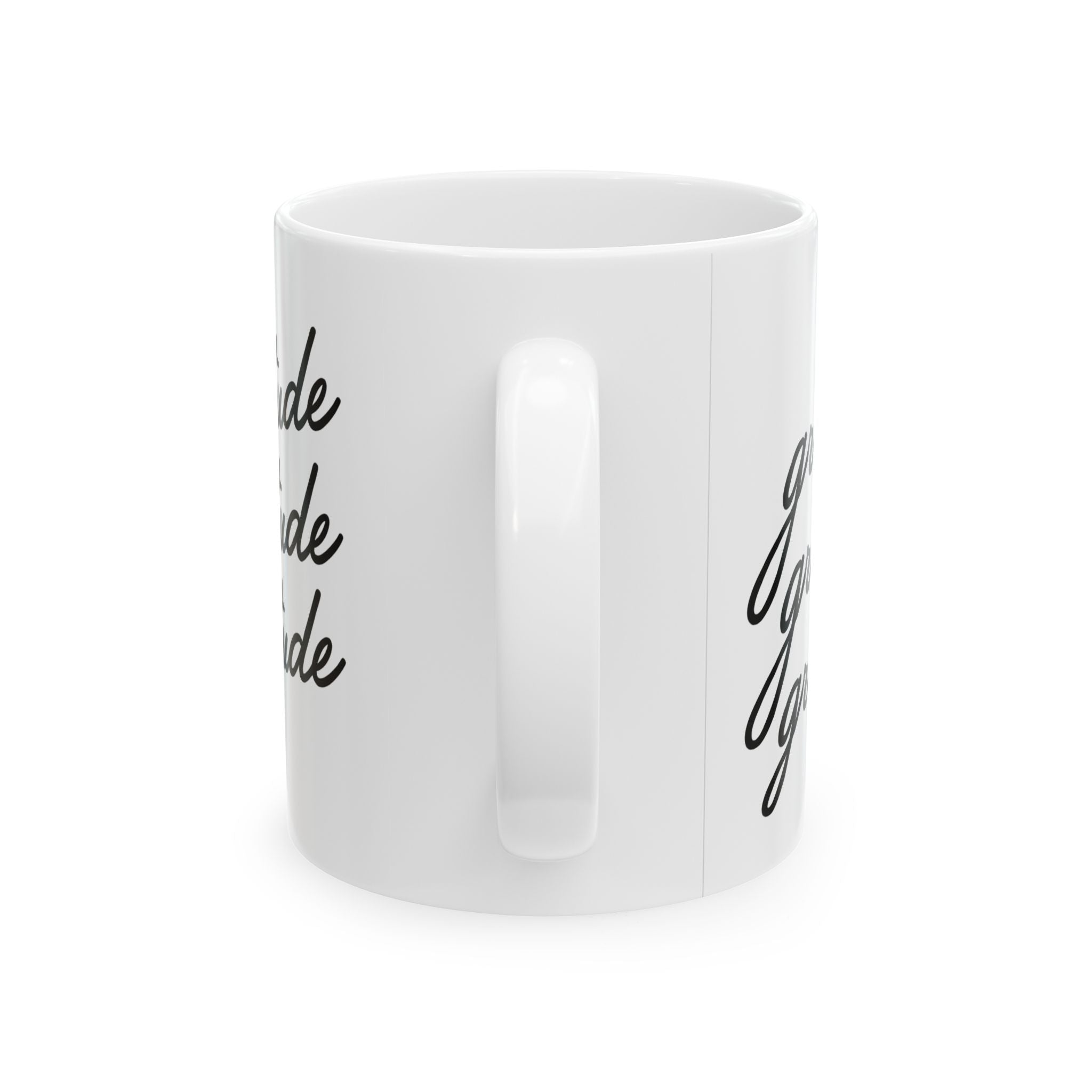 Gratitude Ceramic Mug, (11oz, 15oz)
