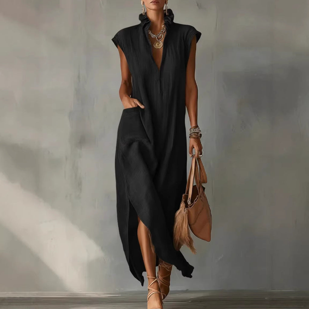 Effortless Linen Shirt Dress