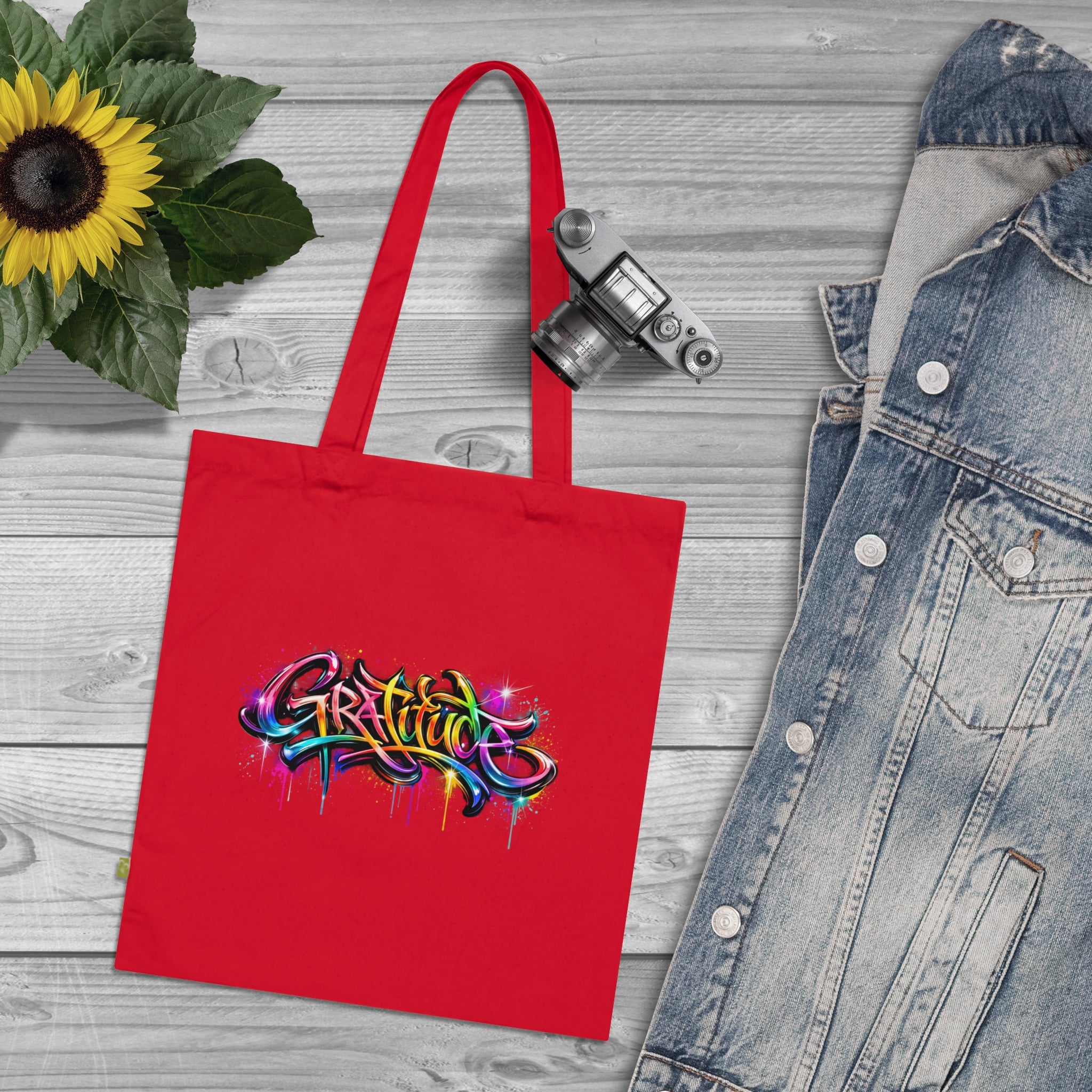 Gratitude Organic Cotton Tote Bag