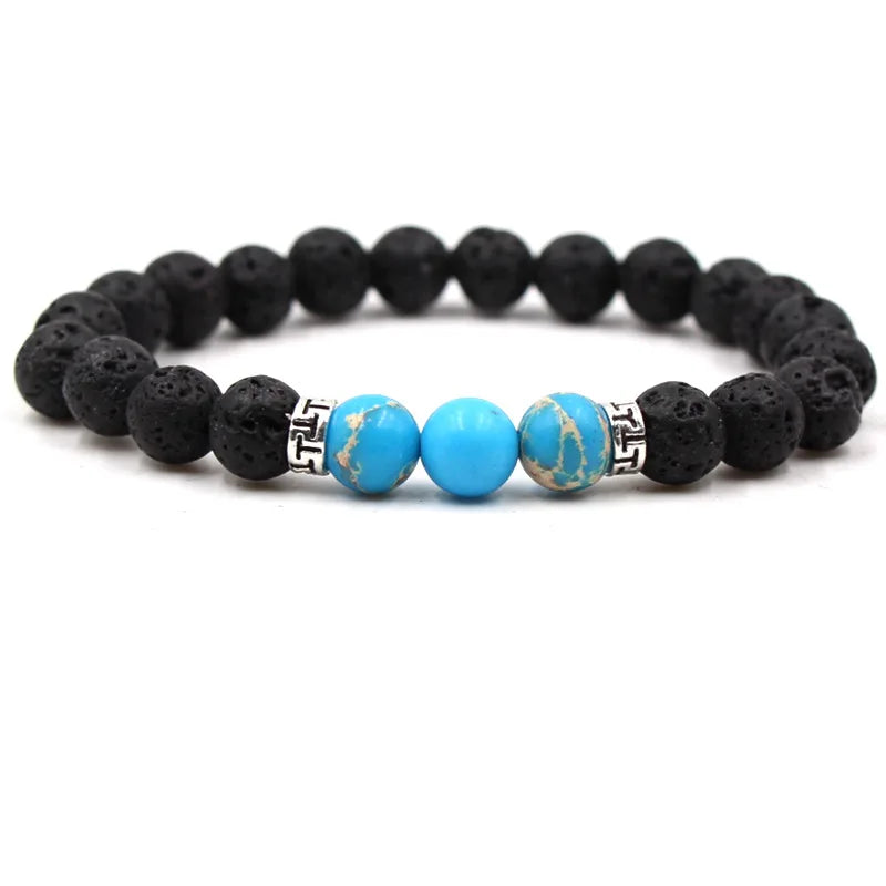 Natural Stone Bead Bracelet
