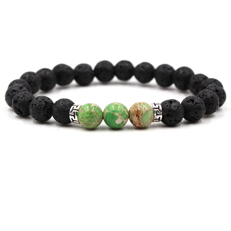 Natural Stone Bead Bracelet