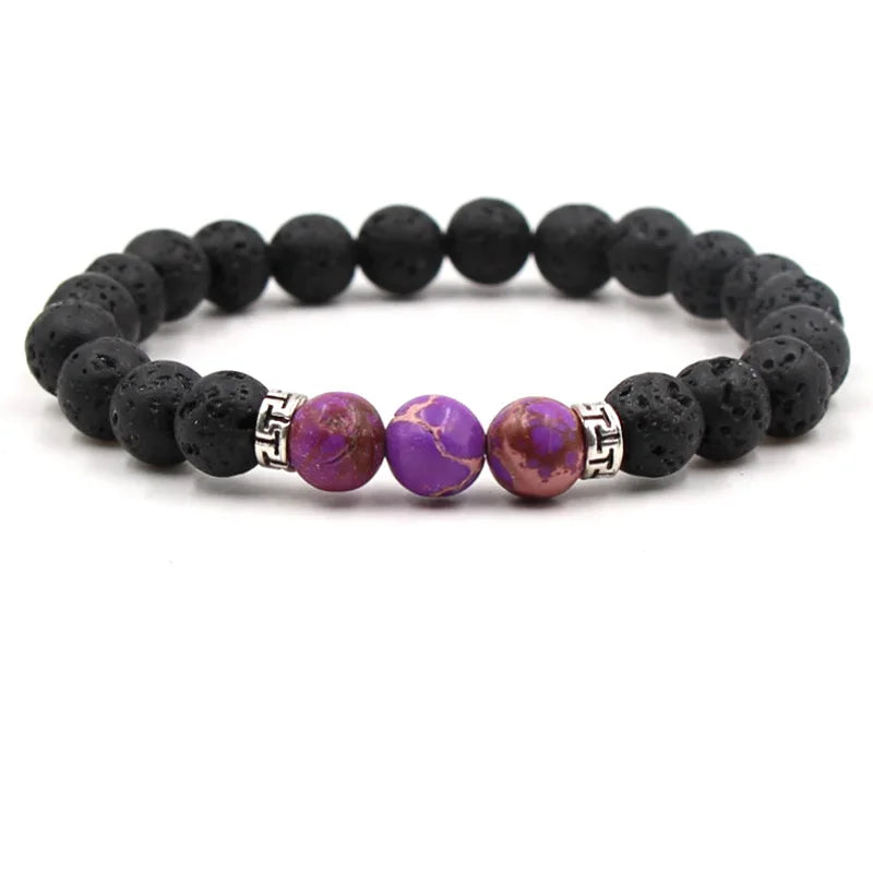 Natural Stone Bead Bracelet