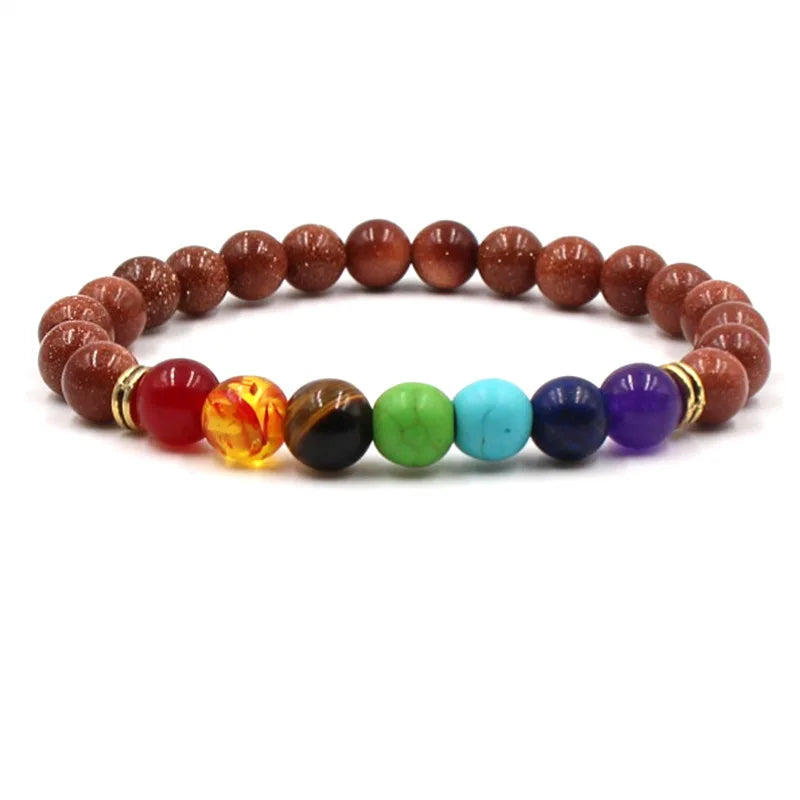 Natural Stone Bead Bracelet