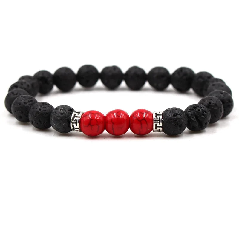 Natural Stone Bead Bracelet