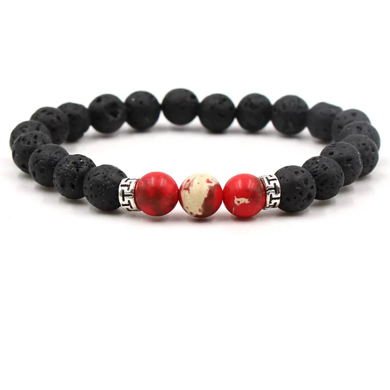 Natural Stone Bead Bracelet