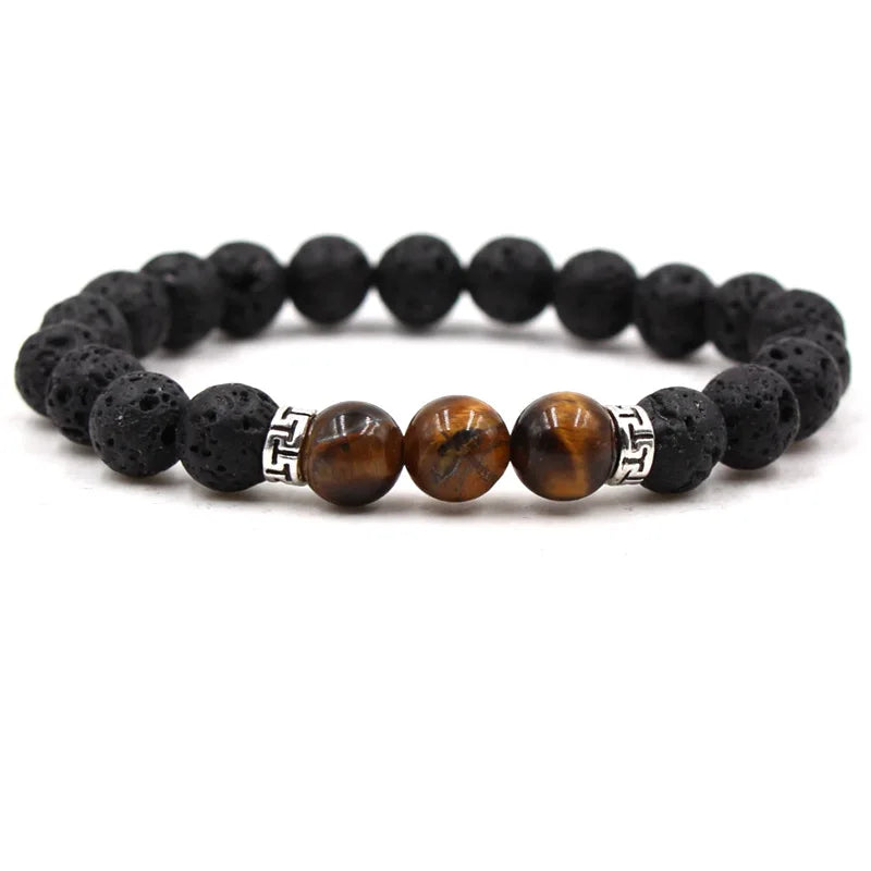 Natural Stone Bead Bracelet