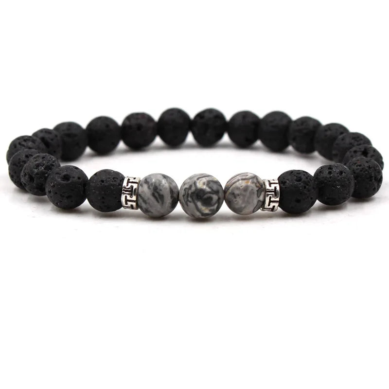 Natural Stone Bead Bracelet