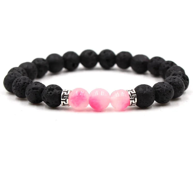 Natural Stone Bead Bracelet