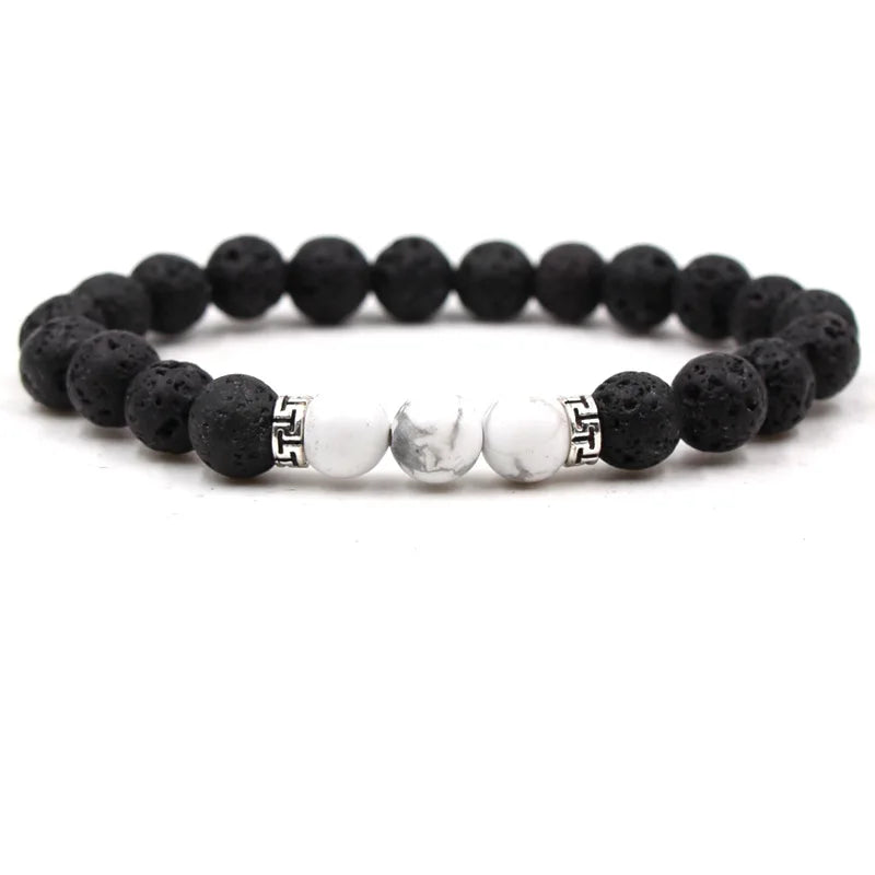 Natural Stone Bead Bracelet