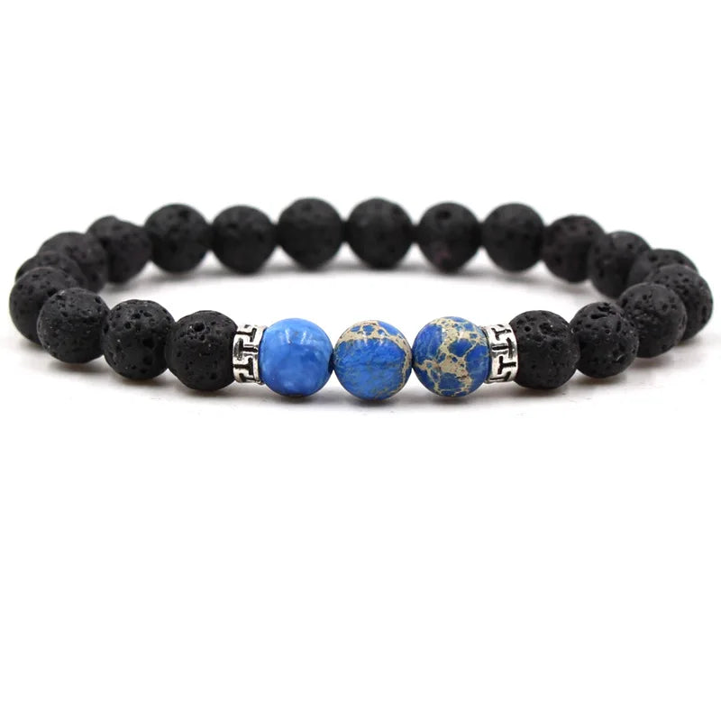 Natural Stone Bead Bracelet