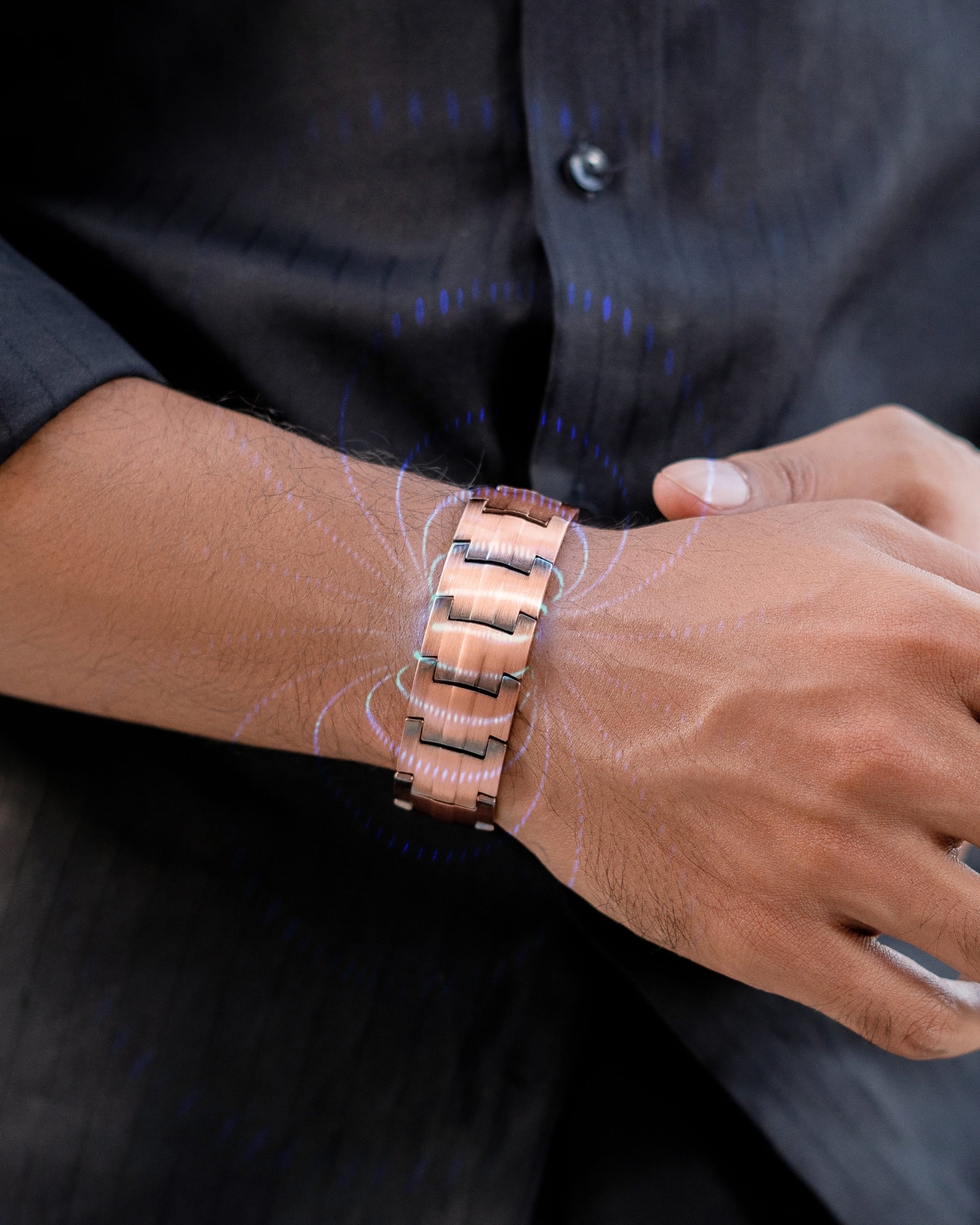 Copper Magnetic Bracelet for Strength & Balance