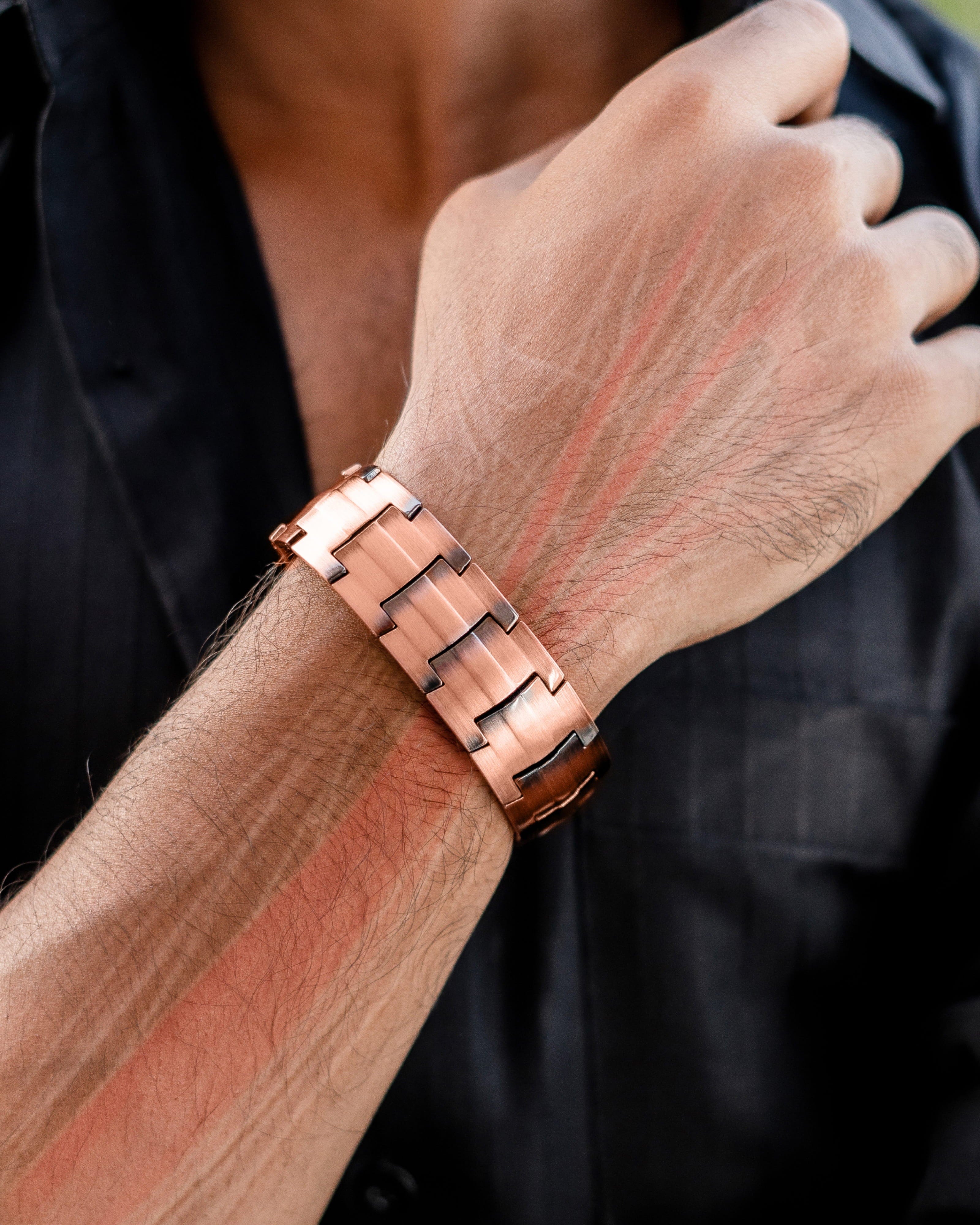 Copper Magnetic Bracelet for Strength & Balance