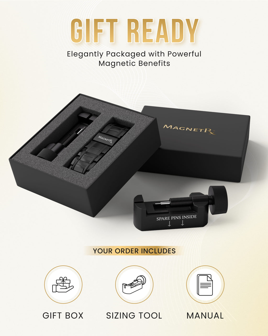 Titanium Magnetic Bracelet for Strength & Balance
