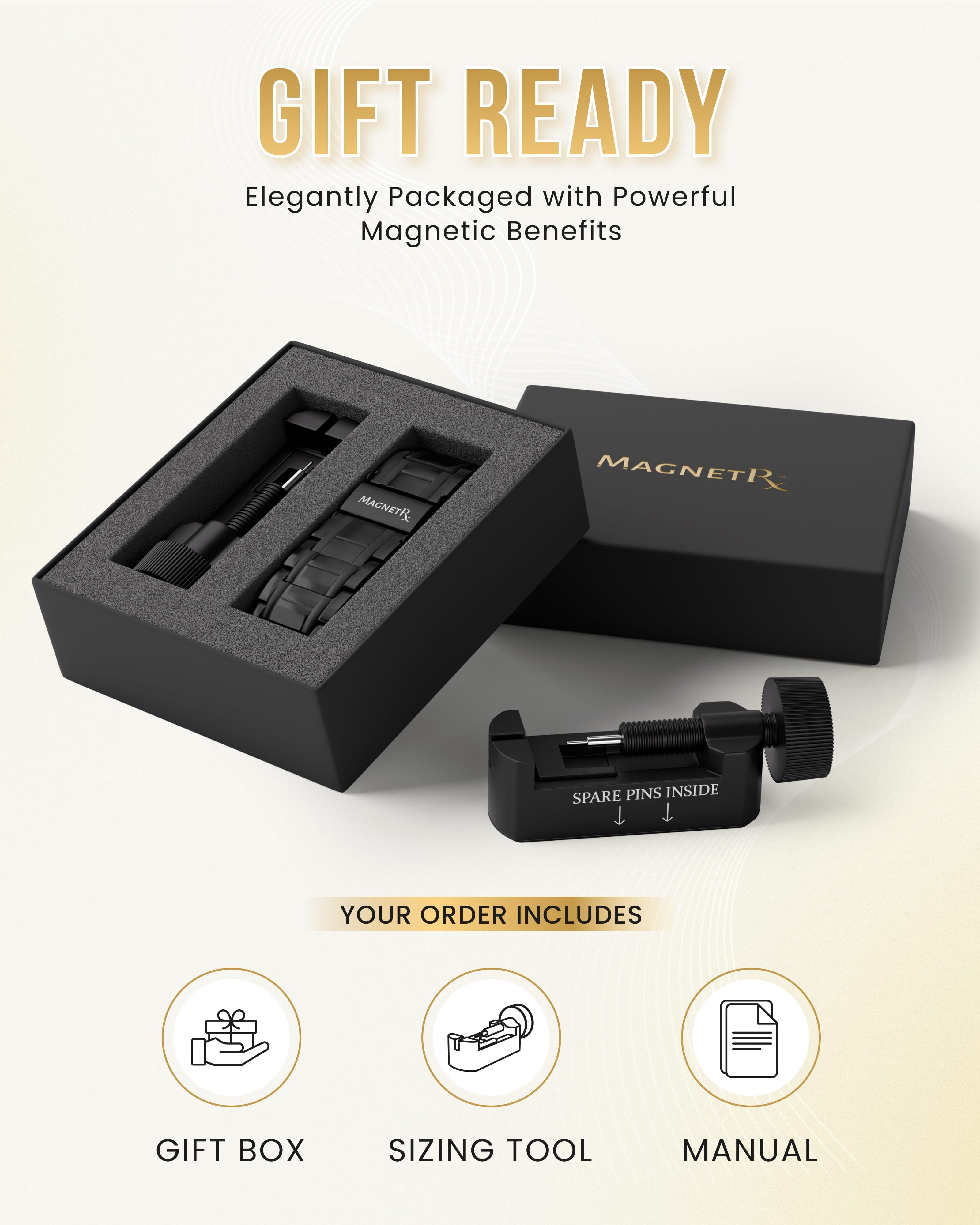 Titanium Magnetic Bracelet for Strength & Balance