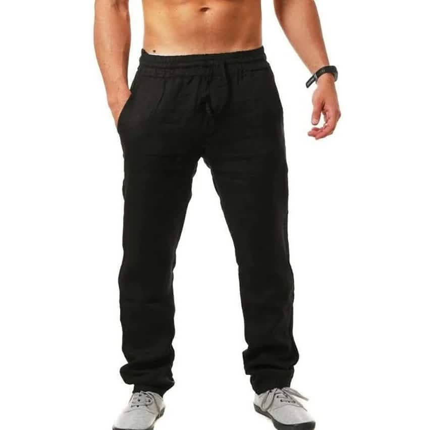 Men’s Casual Breathable Straight-Leg Pants