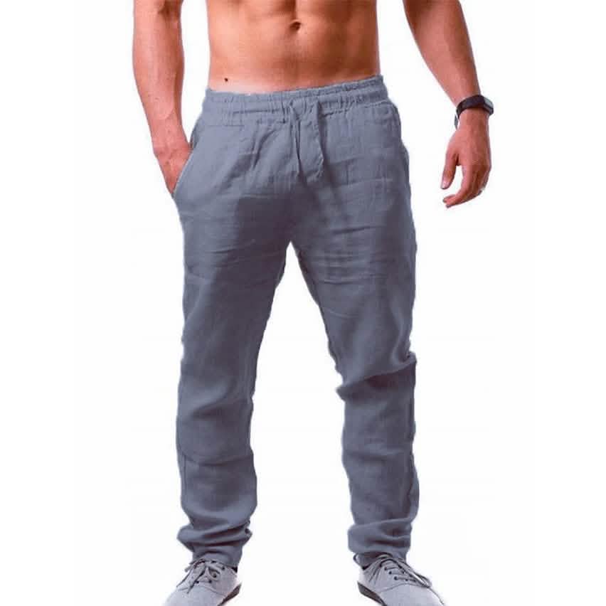 Men’s Casual Breathable Straight-Leg Pants