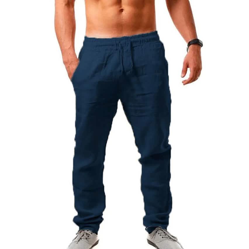 Men’s Casual Breathable Straight-Leg Pants