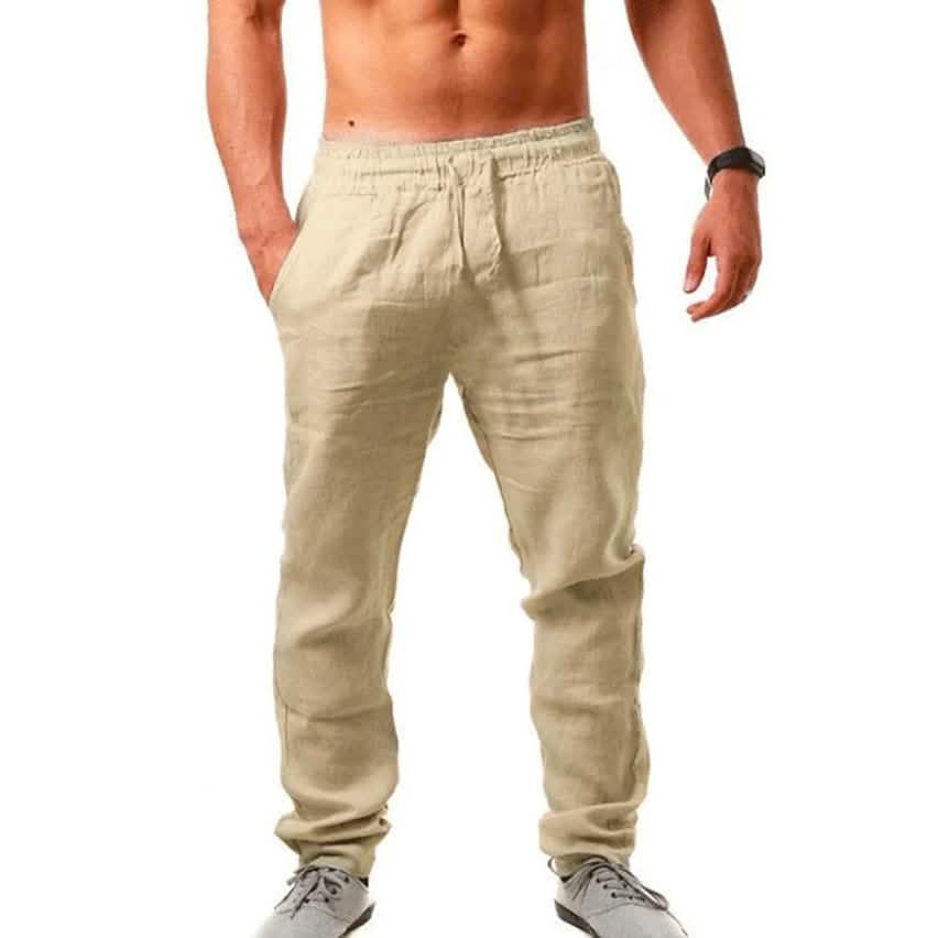 Men’s Casual Breathable Straight-Leg Pants