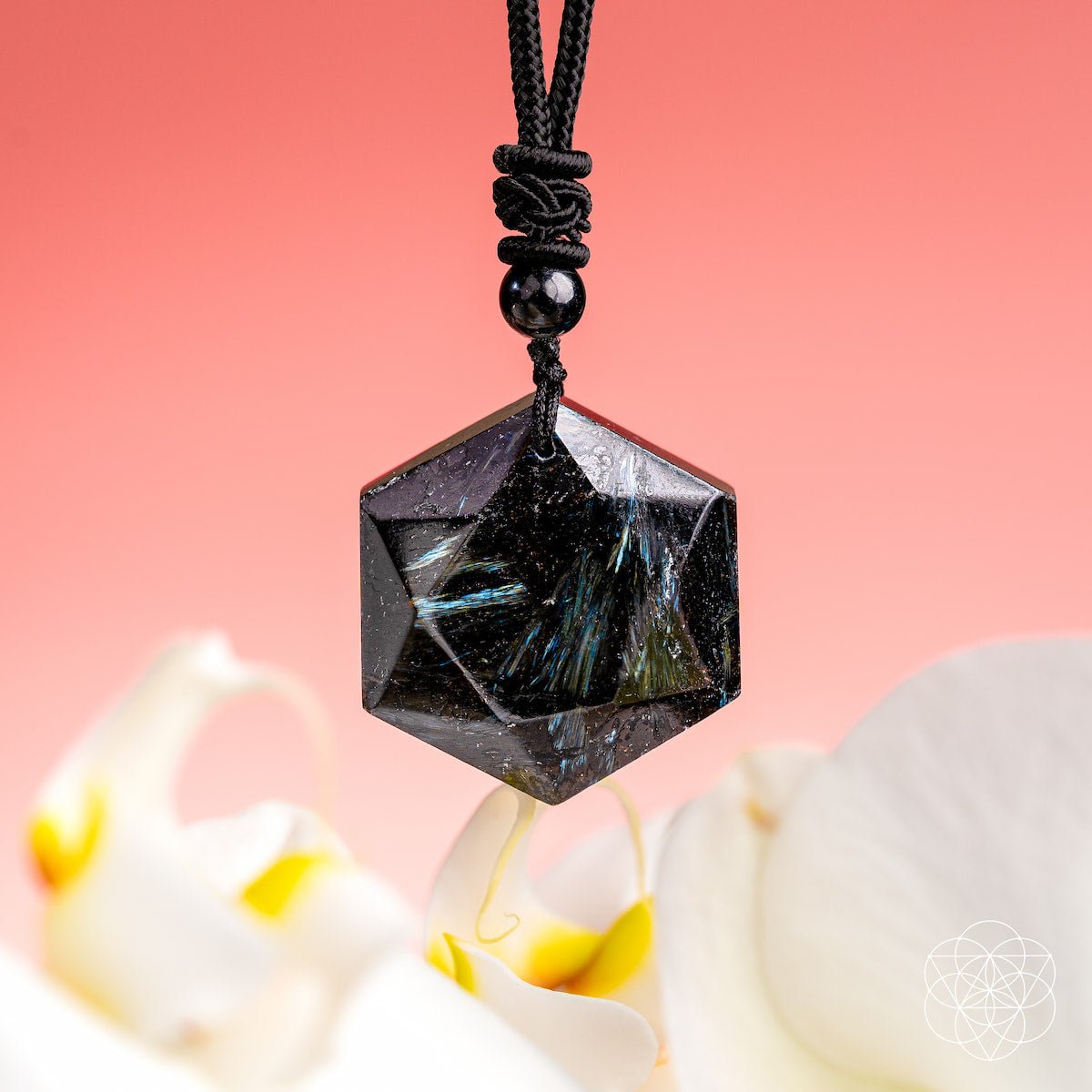 Arfvedsonite Vision Stone Pendant for Clarity