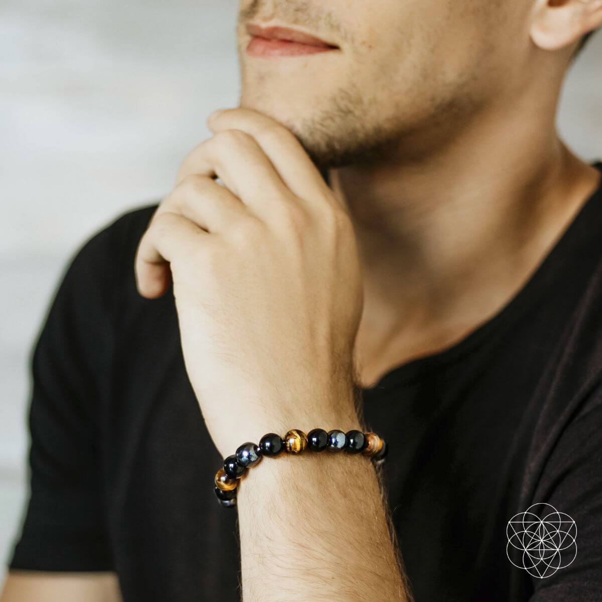 Triple Protection Crystal Bracelet for Peace & Energy