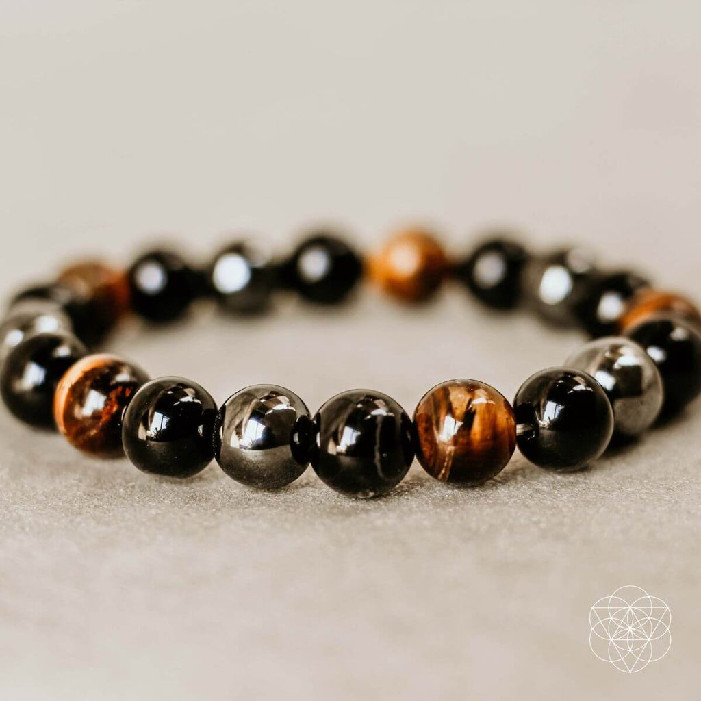 Triple Protection Crystal Bracelet for Peace & Energy